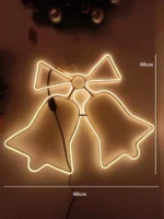 Campanas Neon Luces Led Calida Decoracion Navidad Interior Exterior - Imagen 2