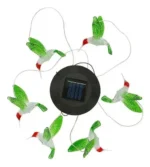 Colgante Colibrí Led Batería Recargable Con Panel Solar