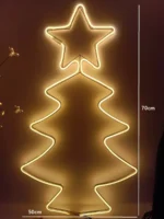 Árbol De Navidad Led Neón Calida Interior Y Exterior Deco Navideña - Imagen 2