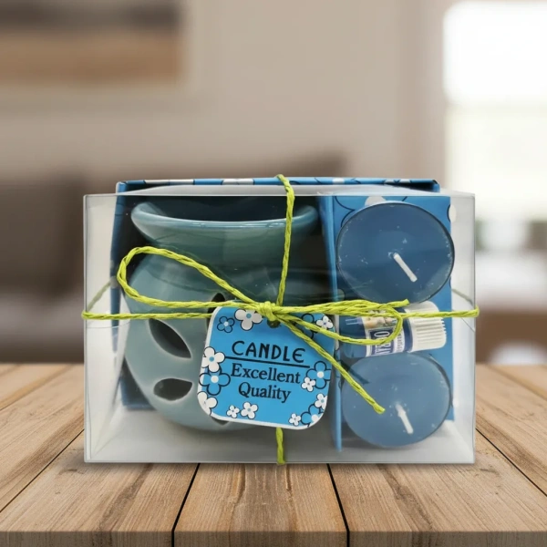 Set De Hornito Aromatizador Aceite Indu Y Velas Aromatica Laly