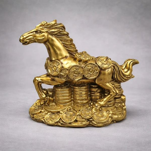Figura Caballo Año Nuevo Chino Feng Shui Decorativa Adorno