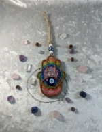 Colgante Protección Y Prosperidad Mano De Fatima Ojo Turco Multicolor - Imagen 3