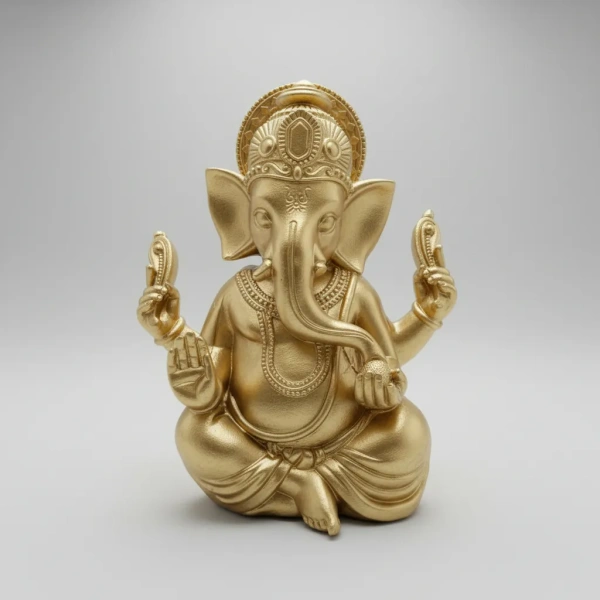 Adorno Estatuilla Ganesha Dorada Abundancia Removedor De Obstáculos (copia)