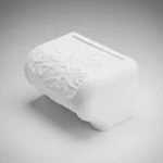 Dispensador Papel Higiénico Porta Rollo Blanco - Imagen 2