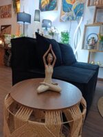 Adorno Yoga Mujer Estatuilla Chakra Namasté Meditacion - Imagen 2