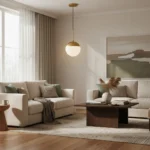 Lámpara Colgante Moderna Esfera Vidrio Minimalista Nordico