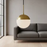 Lámpara Colgante Moderna Esfera Vidrio Minimalista Nordico - Imagen 4