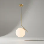 Colgante Lámpara Techo Globo Globo Vidrio Minimalista Moderno - Imagen 4