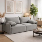 Sillón Living Sofa Grande 2.00m X 0.95m Apoyabrazos Moderno
