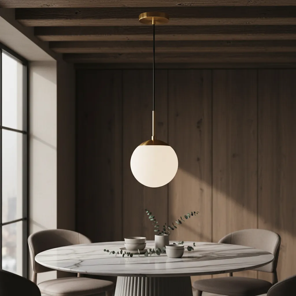 D_NQ_NP_2X_908659-MLA107174134176_022026-F Lámpara Colgante Moderna Esfera Vidrio Minimalista Nordico Dorado - Imagen 1