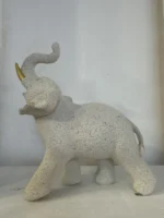 Estatuilla Figura Elefante Decorativo Sabiduría Prosperidad 22cm - Imagen 2