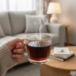 Pack 6 Tazas De Vidrio De Café Y Te Con Asa 250ml Con Dorado - Imagen 2