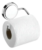 Porta Papel Higienico Adhesivo Pared Baño Acero Cromado - Imagen 5