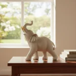 Estatuilla Figura Elefante Decorativo Sabiduría Prosperidad 22cm - Imagen 3