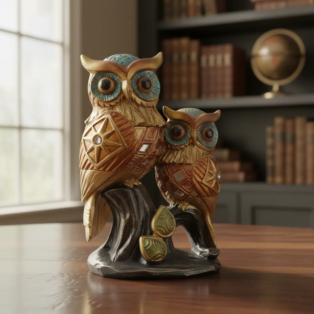 D_NQ_NP_2X_836777-MLU110088095445_042026-F Buhos Poder Intuición Sabiduría Conocimiento Inteligencia 2 - Imagen 1