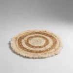 Posafuente De Ratán Con Flecos 40cm Individuales Redondo - Imagen 2