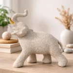 Estatuilla Figura Elefante Decorativo Sabiduría Prosperidad 22cm