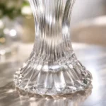 Candelabro De Vidrio 19.5 Cm De Altura Porta Vela Moderno - Imagen 3