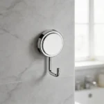 Gancho Perchero Adhesivo Pared Baño Cocina Acero Redondo - Imagen 3