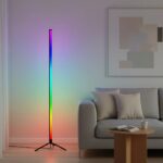 Lámpara Portátil De Pie Esquinera Led Rgb Inteligente App