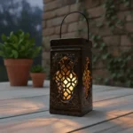 Farol Fanal Cerámica 25cm Alto Decoración Interior Exterior