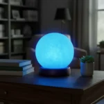 Lampara Veladora Cuadrada Luminaria De Sal De Himalaya Usb Redonda 10cm - Imagen 2