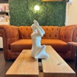 Mujer Yoga Adorno Estatuilla Chakra Namasté Meditación - Imagen 2