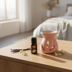 Set De Hornito Aromatizador Aceite Indu Y Velas Aromatica Vainilla