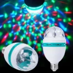 Lámpara Bola Led Rgb Giratoria Bombita Para Bar Y Boliche - Imagen 4
