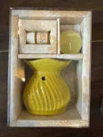 Set De Hornito Aromatizador Aceite Indu Y Velas Aromatica Osmanthus - Imagen 5