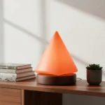 Lampara Veladora Piramide Luminaria De Sal De Himalaya Usb Multicolor