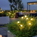 Luz Solar Exterior Interior Estallido Estrella Ramo Bombitas Calido - Imagen 4
