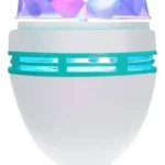 Lámpara Bola Led Rgb Giratoria Bombita Para Bar Y Boliche
