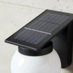 Lampara Aplique Pared Luz Led Exterior Panel Solar 3 Luces - Imagen 3