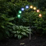 Luz Solar Exterior Interior Estallido Estrella Ramo Bombitas Multicolor
