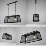 Lampara Colgante Luminaria Techo Vintage Moderna 2 Luces - Imagen 4
