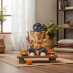 Adorno Estatuilla Ganesha Marron Abundancia Removedor De Obstáculos - Imagen 4