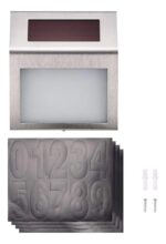 Cartel Solar Para El Hogar Con Numeración Personalizable - Imagen 4