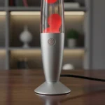 Lámpara Lava Portátil De Mesa Con Dimmer Rojo 34.5cm - Imagen 3