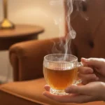 Pack 6 Tazas De Vidrio Para Té Y Café Con Asa 230ml Labrado