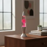 Lámpara Lava Portátil De Mesa Con Dimmer Rosa 41cm - Imagen 3
