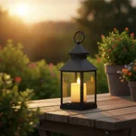Farol Plástico Decorativo Home A Pila Vela Eléctrica Led - Imagen 3