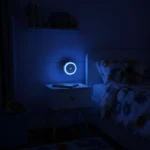 Luz Led Nocturna Enchufable Sensor Noche Azul