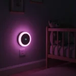 Luz Led Nocturna Enchufable Sensor Noche Rosa