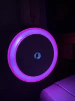 Luz Led Nocturna Enchufable Sensor Noche Rosa - Imagen 3