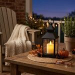 Farol Plástico Decorativo Home A Pila Vela Eléctrica Led