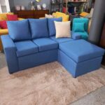 Juego Living Sofá Sillón 3 Cuerpo + Isla 2año Garantía - Imagen 3