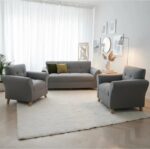 Juego Living Sillón 3 Cuerpos + 2 Butacas 2años Garantía T&h