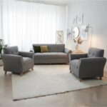 Juego Living Sillón 3 Cuerpos + 2 Butacas 2años Garantía T&h
