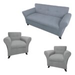 Juego Living Sillón 3 Cuerpos + 2 Butacas 2años Garantía T&h - Imagen 2